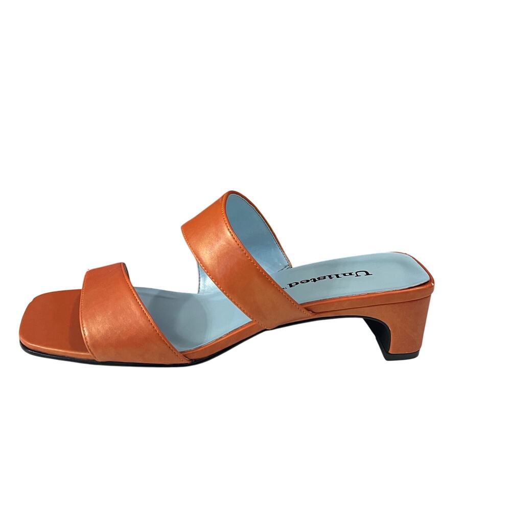 Unlisted Kenneth Cole Block Heels Sandals Womens 8M Terracotta